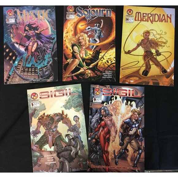 Crossgen Comics Mixed Lot of 10- Mystic, Sigil and More Circa 2000-2002 - Picture 1 of 12
